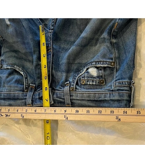 Rag & Bone Women’s 24 Dre Low Rise Slim Boyfriend Distressed Jeans - Picture 9 of 10